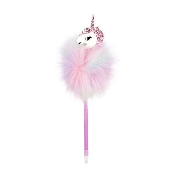 Unicorn Pom Pom Pen