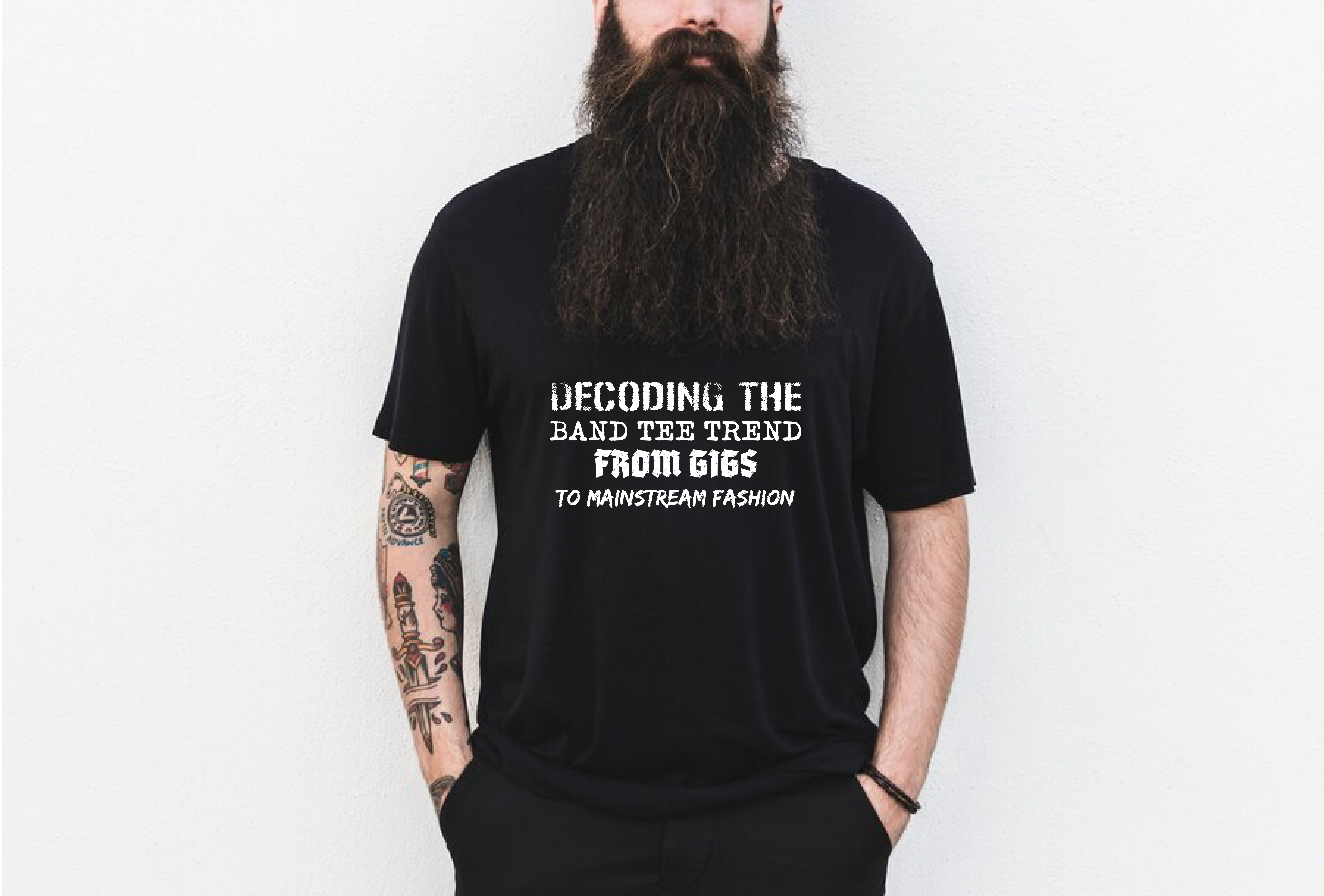 Decoding the Band Tee Trend: From Gigs to Mainstream Fashion