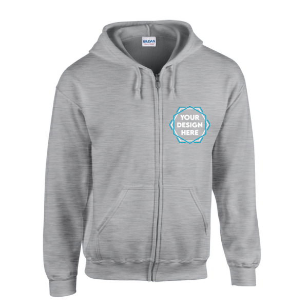 Unisex Zipped Hoodie