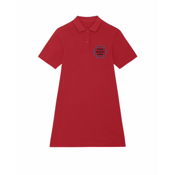 Organic Cotton Polo Neck Dress
