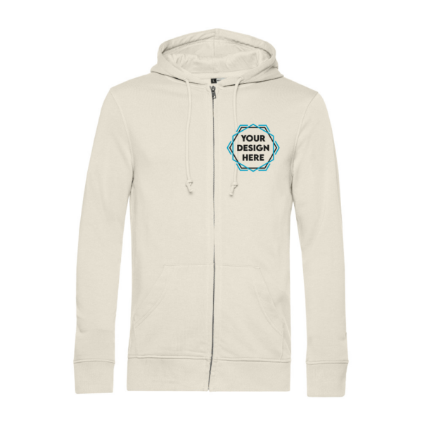 Unisex Organic Zipped Hoodie